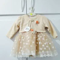 لباس عروس کاپشن سرهمی بچگانه دخترانه مجلسی لباس|کفش و لباس بچه|مشهد, خواجه ربیع|دیوار