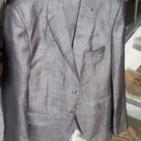 کت شلوار طوسی مردانه