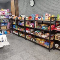 قفسه فروشگاهی طرح چوب