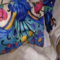 پرده پانچ کتان ترک نو دو عدد