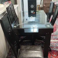 میز نهار خوری ۶ نفره قابل باز شدن