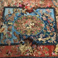 دو تخته فرش دستبافت چله ابریشم و تمام ابریشم|فرش|تهران, خانی آباد نو شمالی|دیوار