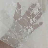 پرده تور خامه دوزی و پرده زبرا تمیز و پرده اتاق