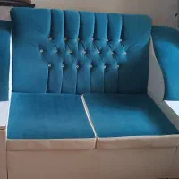 مبل ال آبی آسمانی