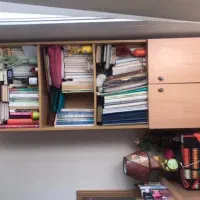 کتابخانه و کمد پایین|کتابخانه، شلف، قفسه‌های دیواری|تهران, تاکسیرانی|دیوار