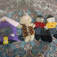 عروسک خرس پت و مت و آویز|اسباب‌بازی بچه|تهران, امام زاده عبدالله|دیوار