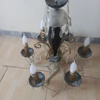 لوستر سالم با  لامپ