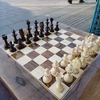 تخته نرد وشطرنج نفیس چوب گردو