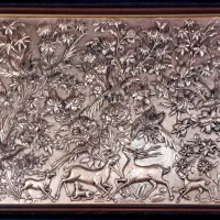 تابلو قلمزنی مسی قلم زنی