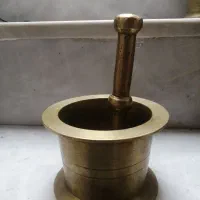 هاونگ یا جوغن برنجی قدیمی|ظروف پختوپز|داراب, |دیوار