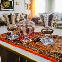 دو عدد گلدان چک اصل و شکلات خوری|صنایع دستی و سایر لوازم تزئینی|قم, سالاریه|دیوار