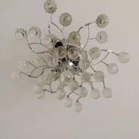 لوستر کریستالی دو عدد|لوستر و چراغ آویز|تهران, زرکش|دیوار