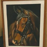 تابلو نقاشی رنگ‌روغن اسب