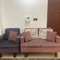 مبل راحتی ۷ نفره اسکلت بدنه چوب نراد