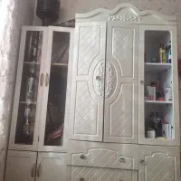 باسلام کمدوجاکتابی و۲عددتخت وکنار تختی بفروش مرسد