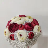 دسته گل عروس|گل مصنوعی|نورآباد, |دیوار