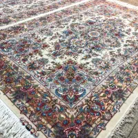 (کد۱۲)جفت۶متری خطیبی۳۰رج،کف حاشیه وترنج،گلهاابریشم