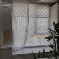 پرده دبل پایین دالبردار|پرده، رانر، رومیزی|تهران, شهرک چیتگر|دیوار