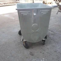 گاری گالوانیزه کد۲سطل گالوانیزه مکانیزه کد۲زباله|مصالح و تجهیزات ساختمان|شیراز, شهرک امیر کبیر|دیوار