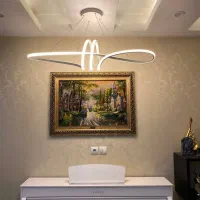 تولیدی لوستر وستالوستر ریموت دار و۴ حالت نوری