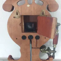 ساعت دیواری فانتزی تلفن دار|ساعت دیواری و تزئینی|سیاهکل, |دیوار