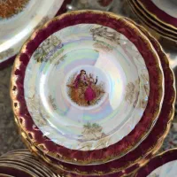 سرویس چینی دنسی کلکسیونی غذاخوری آنتیک جهیزیه قسطی|ظروف سرو و پذیرایی|تهران, امیرآباد|دیوار