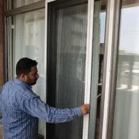درب توری ضد حشره ساخت و تعمیر پرده عمودی کرکره ای|مصالح و تجهیزات ساختمان|کازرون, |دیوار