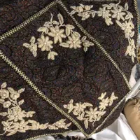 جانماز ترمه کار شده و ساق دست و هد بند