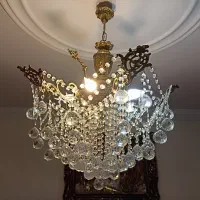 سه عدد لوستر برنز