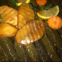 دلمه برگ ( ورق العنب )