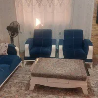 مبل ۷نفره همراه میزوسط و۳تکه|مبلمان خانگی و میز عسلی|لنگرود, |دیوار