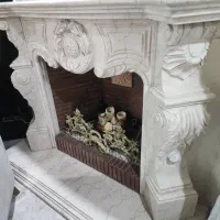 شومینه سنگی دست دو|بخاری، هیتر، شومینه|لواسان, |دیوار