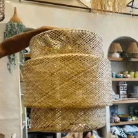 لوستر حصیری طرح ایکیا