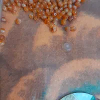 ۹۴ عدد مهره عقیق مربوط به تسبیح میباشد