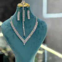 ست کامل انگشتر دستبند گوشواره گردنبند