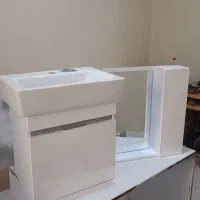 روشویی کابینتی روشویی دستشویی و حمام ایینه باکس|مصالح و تجهیزات ساختمان|پرند, فاز ۶|دیوار