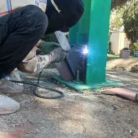 جوشکاری اسکلت خورده کاری سیار دور دیوار به 1روز