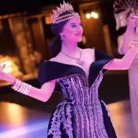 لباس گیپور کارشده دست با ساتن