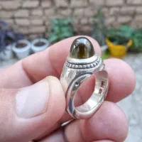 انگشتر عقیق یشم|جواهرات|خرم‌آباد, |دیوار