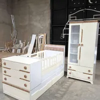 اریکا چوب/سرویس خواب نوزاد و نوجوان مدل کلبه|تخت و سرویس خواب|مشهد, وحدت|دیوار