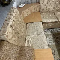 مبل ۷نفره کرمی|مبلمان خانگی و میز عسلی|رضوانشهر, |دیوار