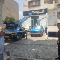 نیسان بالابر 12متر و ایسوزو16متر جرثقیل (نفربر)