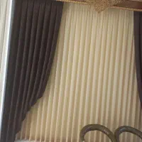 پرده حریر و مخمل طرح دار (حراج واقعی فقط ۳۷۰۰)|پرده، رانر، رومیزی|اصفهان, رزمندگان|دیوار