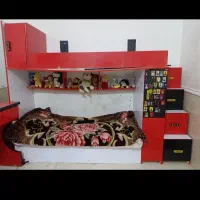 تخت خواب ام دی اف دوطبقه