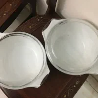 قابلمه پیرکس انگلیس دو عدد بزرگ فقط تا فردا|ظروف سرو و پذیرایی|تهران, تهرانسر شمالی|دیوار