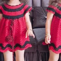 ست بافت دخترانه|کفش و لباس بچه|شیراز, میانرود|دیوار