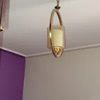 لوستر تک شاخه برنزی