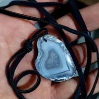 گردنبند سنگ عقیق طبیعی