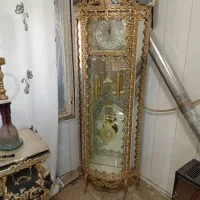 پارتیشینو میز ارایش ساعت ایستاده برنزی|بوفه، ویترین، کنسول|قم, هفت تیر|دیوار