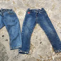 شلوار لی و پیشبندی بچگانه|کفش و لباس بچه|علیآباد کتول, |دیوار